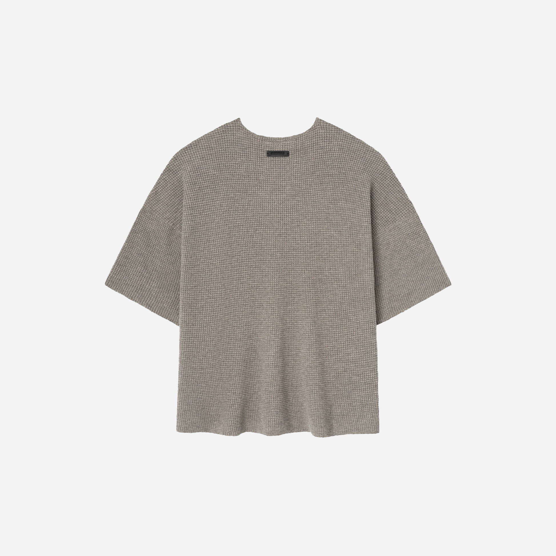 Fear Of God Essentials SS25 Waffle Short Sleeve Sweater- Homestead Heather