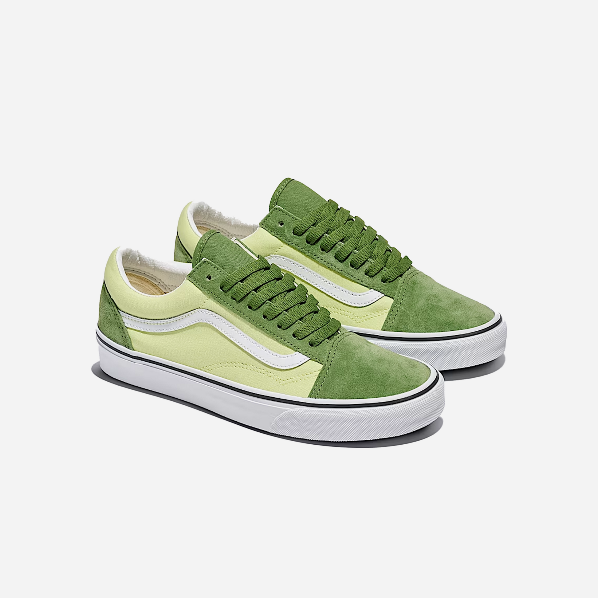 Vans Old Skool Shoe Shadow Lime Green