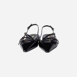 Miu Miu Slingback Ballerinas Black