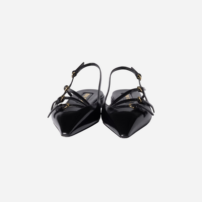 Miu Miu Slingback Ballerinas Black