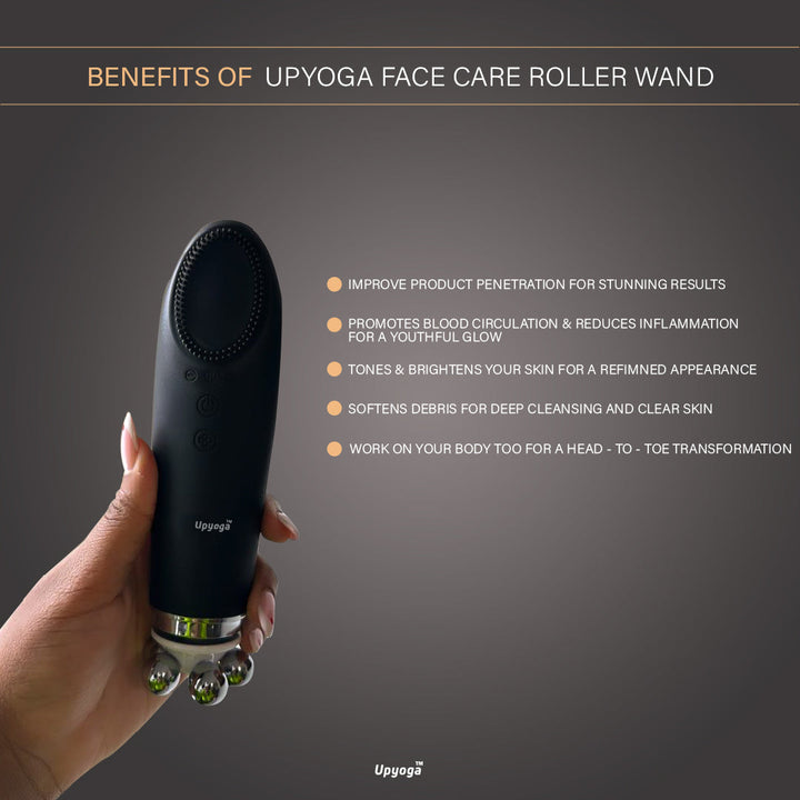 Upyogaa Multi-Functional Face Care Wand with 6 Interchangeable Attachment Heads