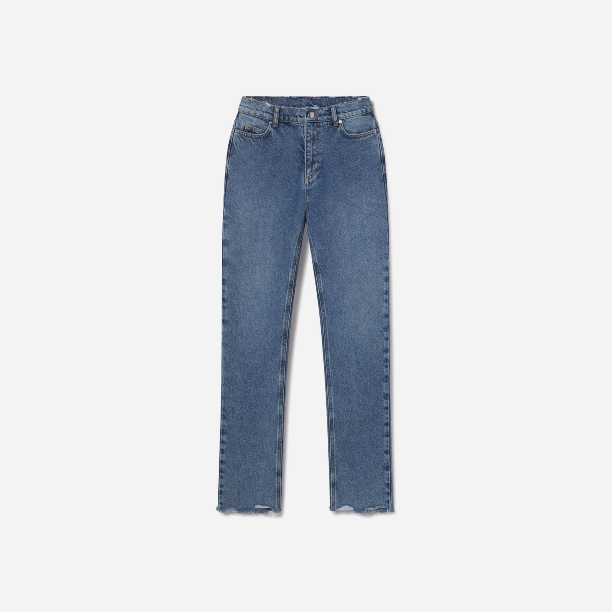 KHY Classic Straight Leg Denim Light Wash
