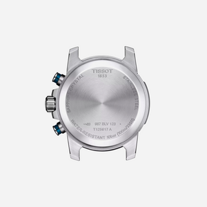 Tissot Supersport Chrono Blue Dial 45.5mm Stainless Steel Strap