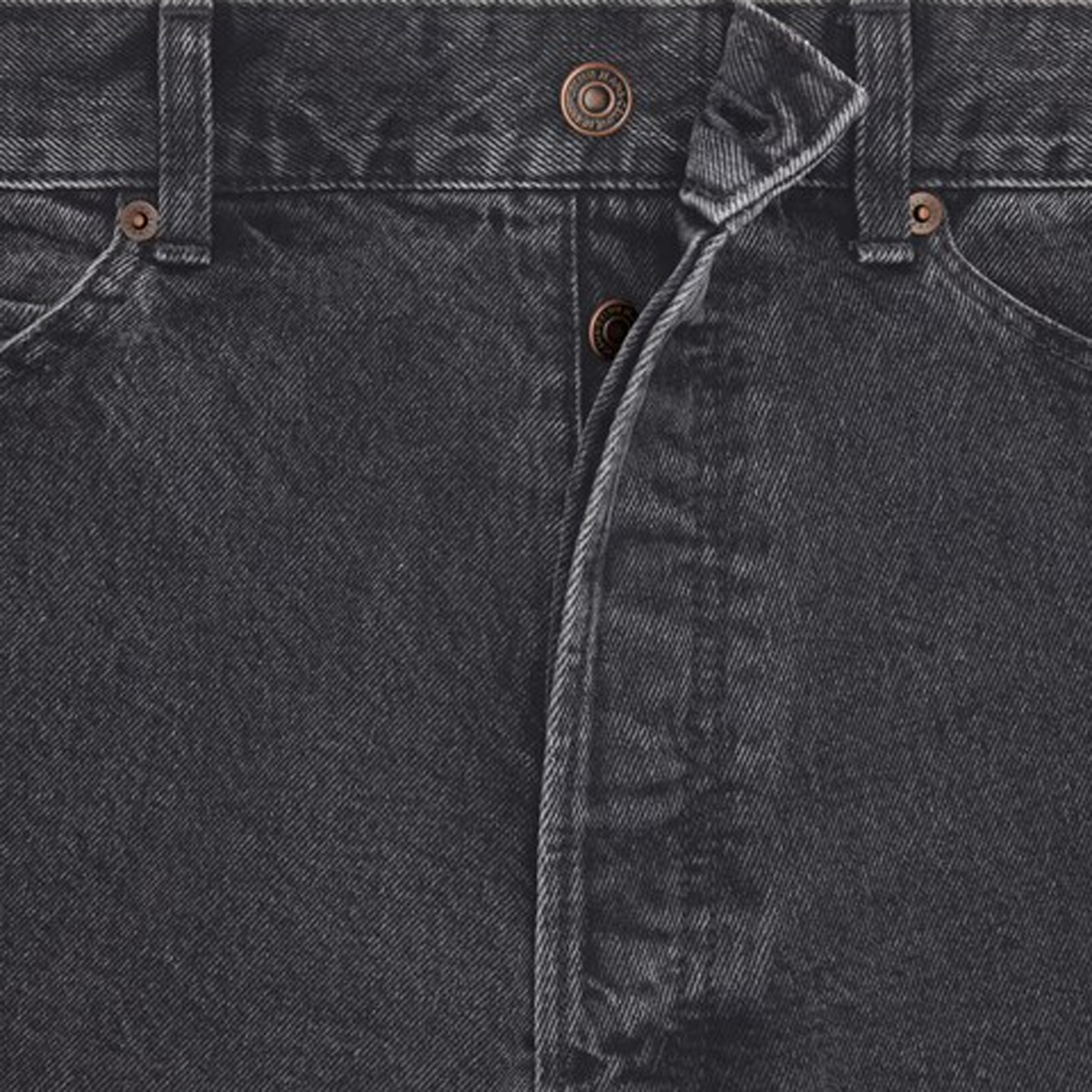 Celine Wesley Jeans in Charcoal Wash Denim