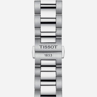 Tissot PR 100 Chronograph Blue Dial Grey Stainless Steel Watch