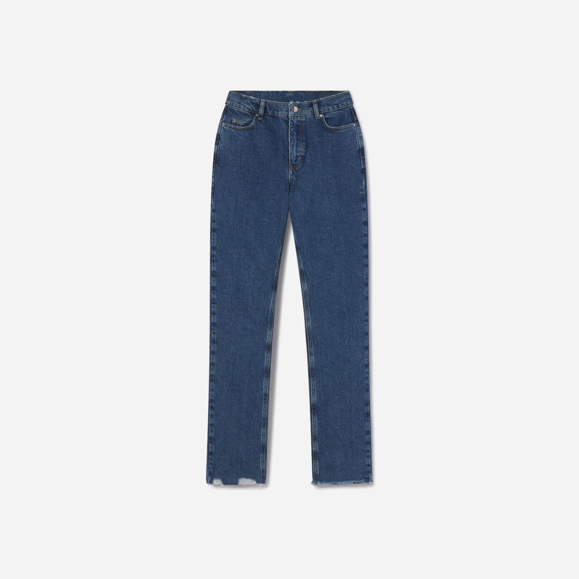 KHY Classic Straight Leg Denim Medium Wash