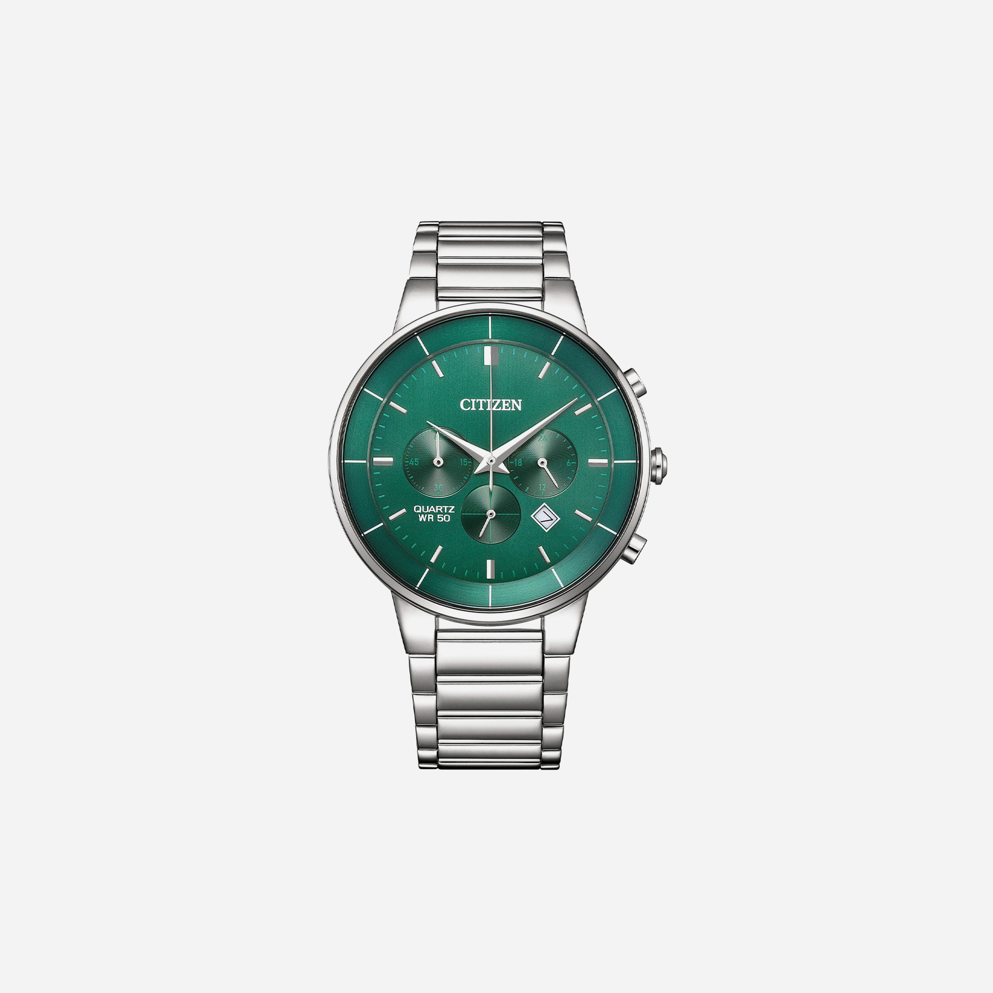 Citizen Quartz Gents Watch Green Dial