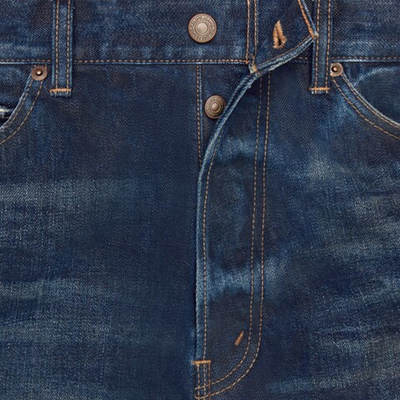 Celine Wesley Jeans in Indigo Dark Stone Denim