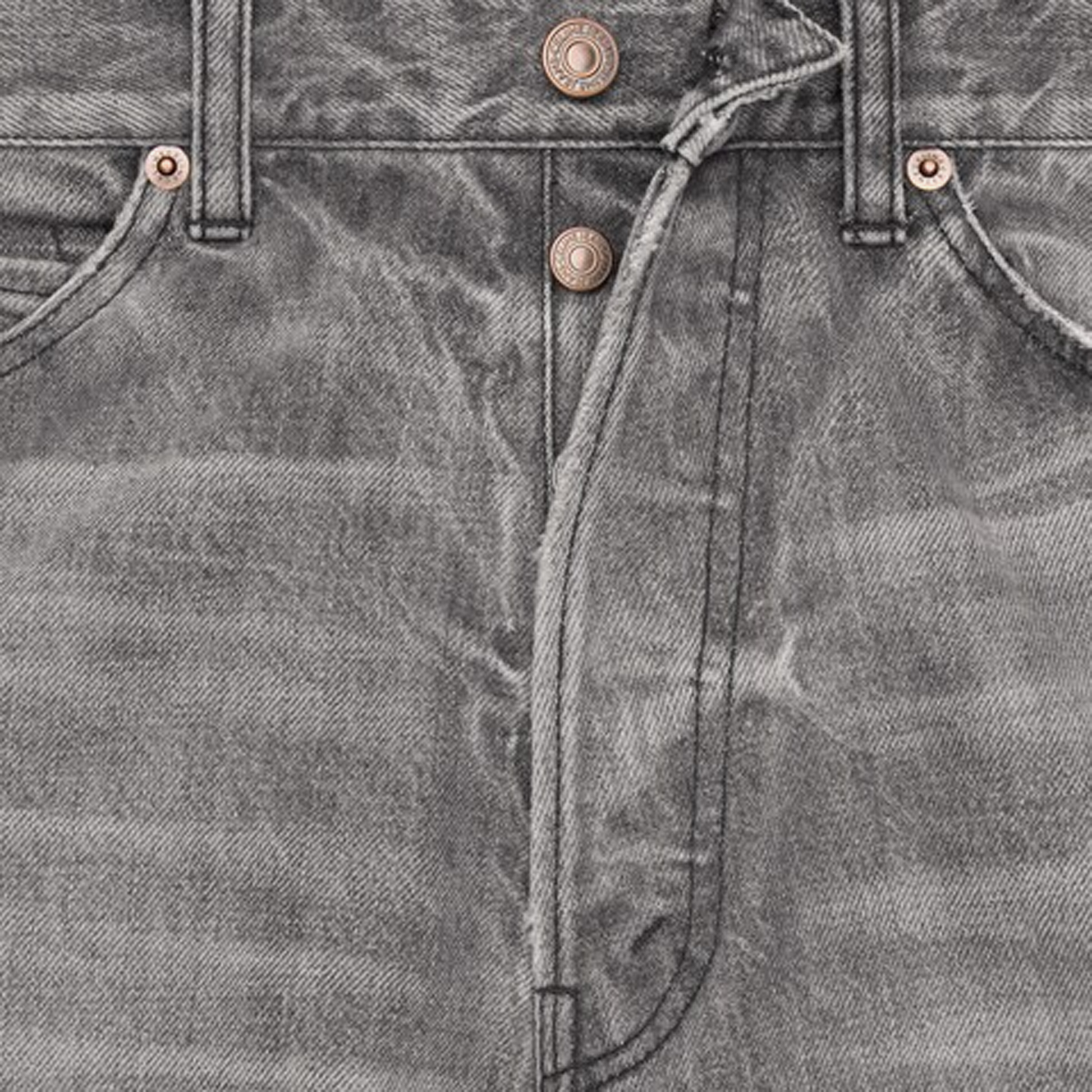Celine Wesley Jeans in Grey Valley Wash Denim