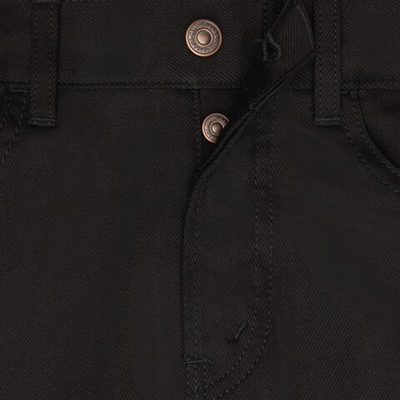 Celine Lou Jeans in Pure Black Wash Denim