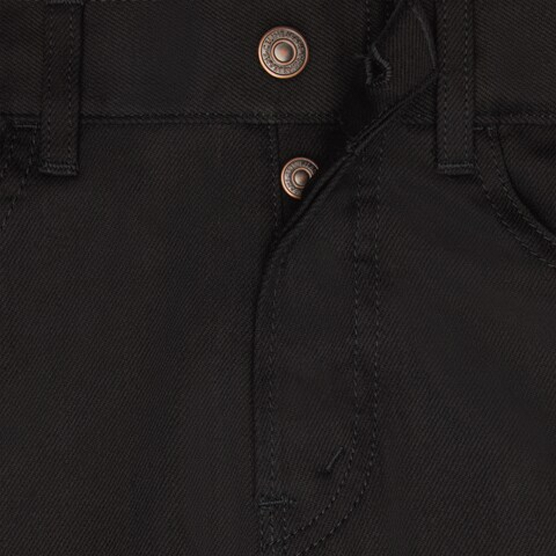 Celine Lou Jeans in Pure Black Wash Denim