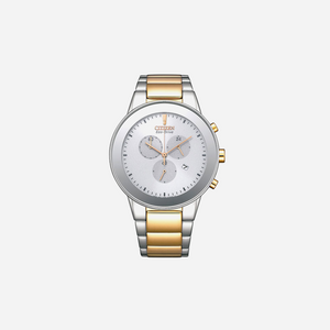 Citizen Eco-Drive Gents Watch White Dial