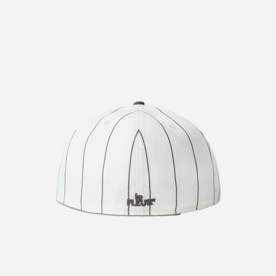 Golf Le Fleur Striped F Fitted Hat Brown