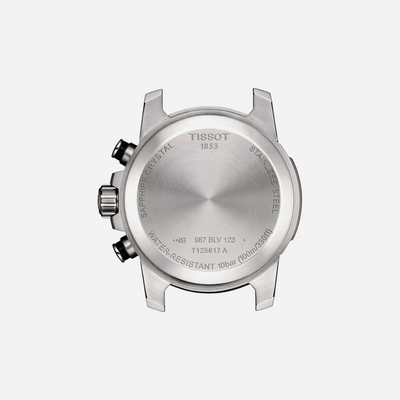 Tissot Supersport Chrono Black Dial 45.5mm Stainless Steel Strap