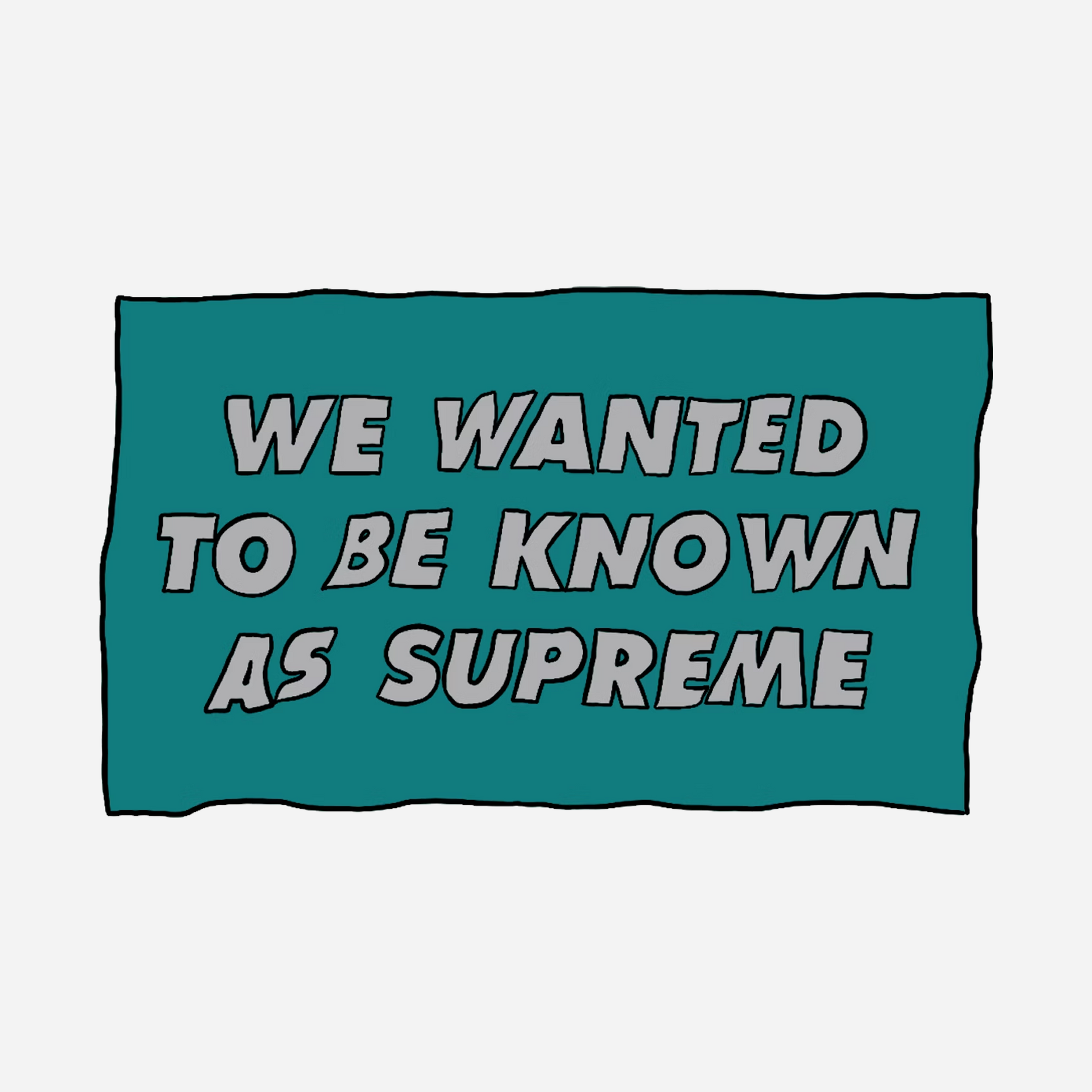 Supreme Known As Towel Dark Aqua