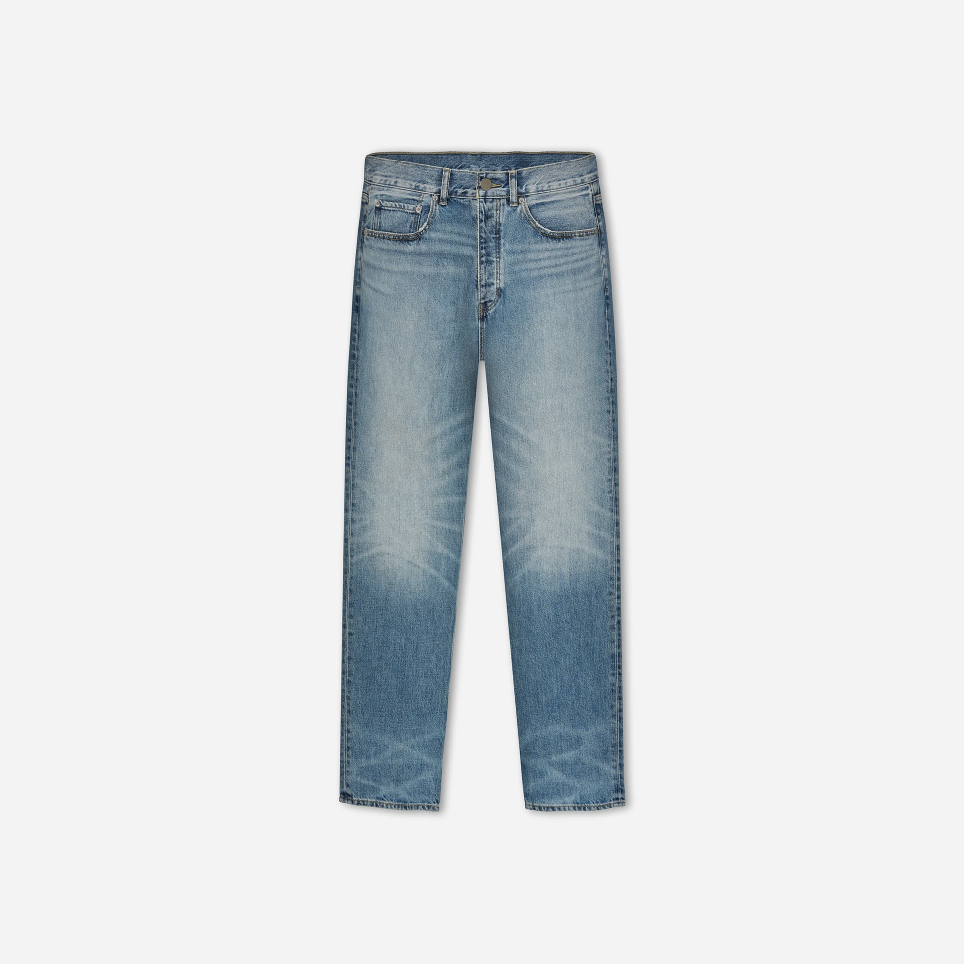 Fear Of God Essentials SS25 Denim 5-Pocket Jeans- Classic Blue