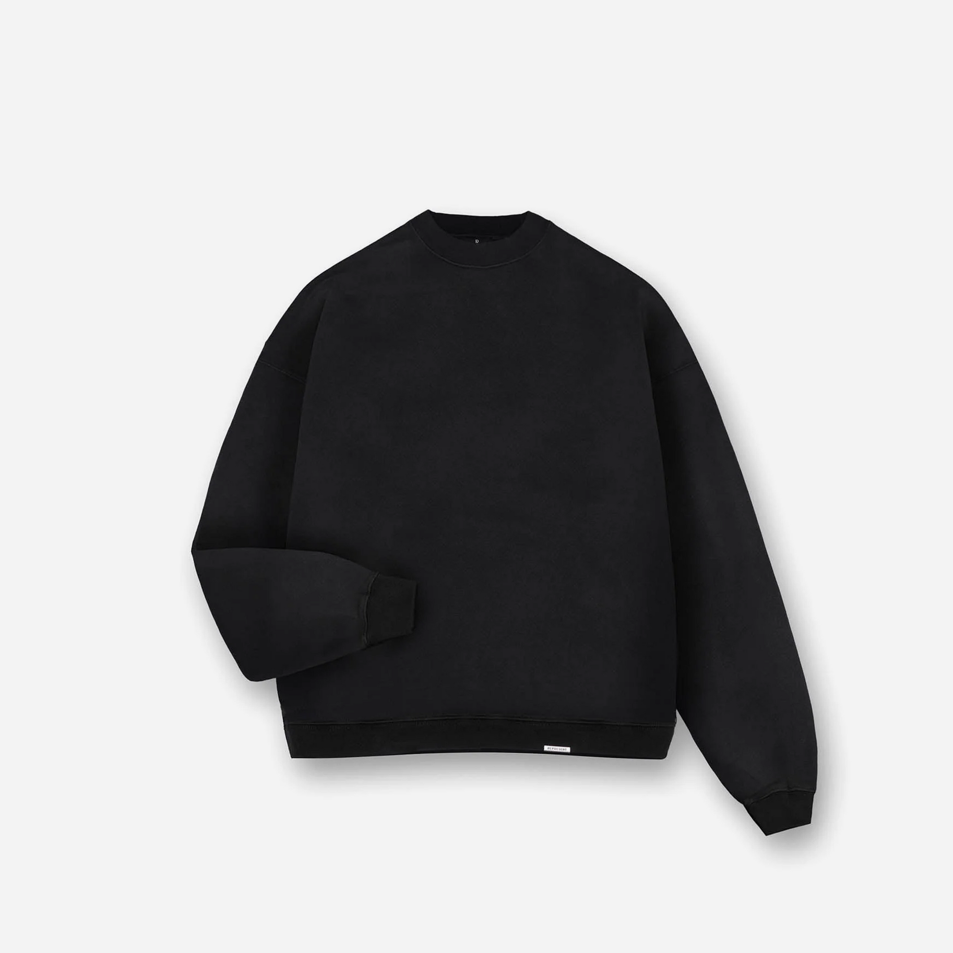 REPRESENT SS25 Initial Boxy Sweater Black