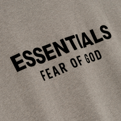 Fear Of God Essentials SS25 Classic Full Zip  Up Hoodie Homestead Heather