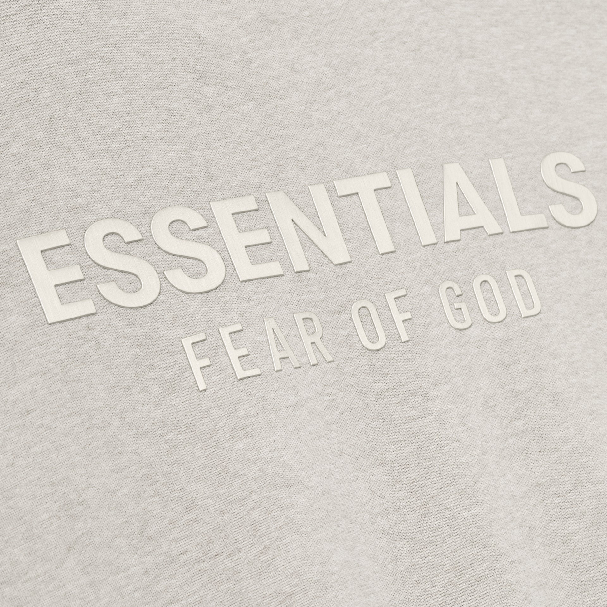 Fear Of God Essentials SS25 Classic Fleece Crewneck- Heather Stone
