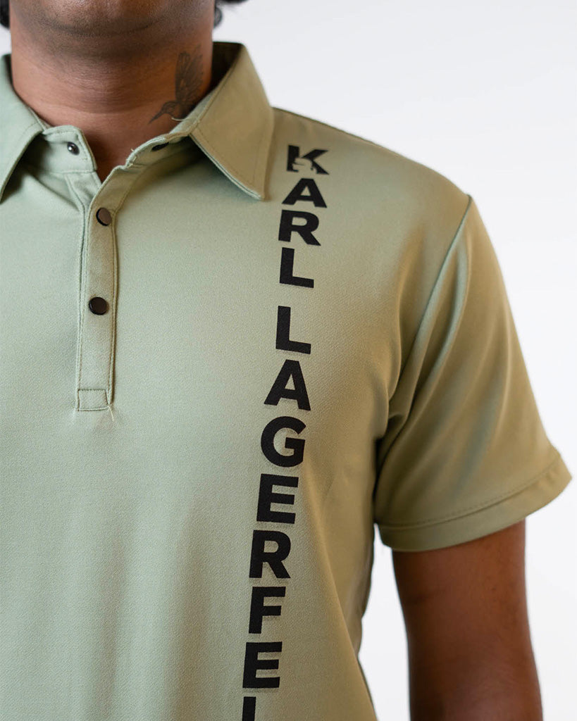 Karl Legerfeld Polo T-Shirt - Green