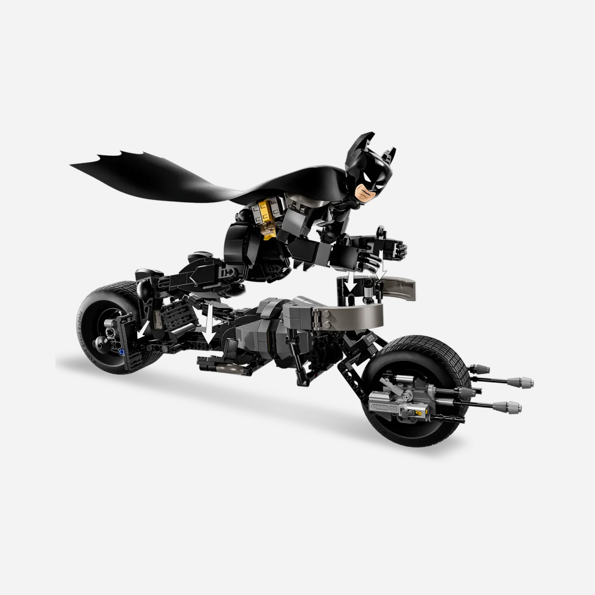 LEGO Batman Construction Figure and the Bat-Pod Bike
