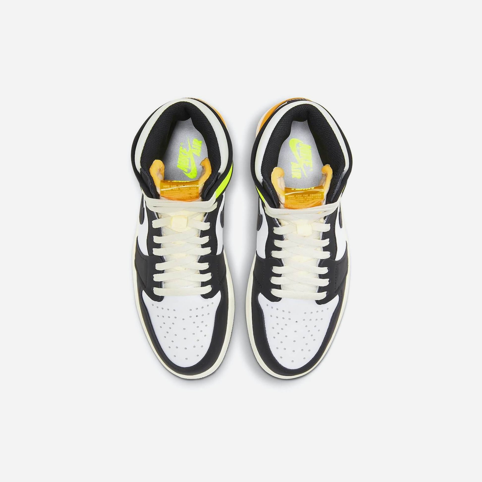 Nike Air Jordan 1 Retro High White Black Volt University Gold