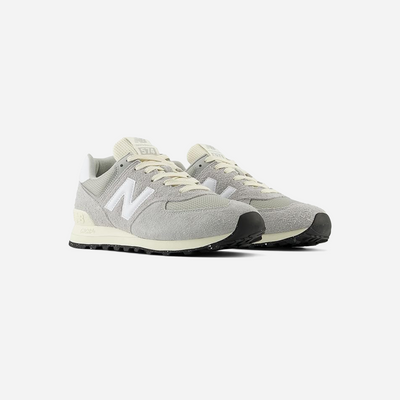 New Balance 574 Concrete White Angora