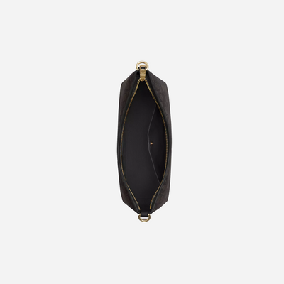 COACH Laurel Shoulder Bag In Signature Canvas Gold/Walnut/Black