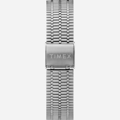 Q Timex Reissue 38mm Stainless Steel Bracelet / Blue Watch