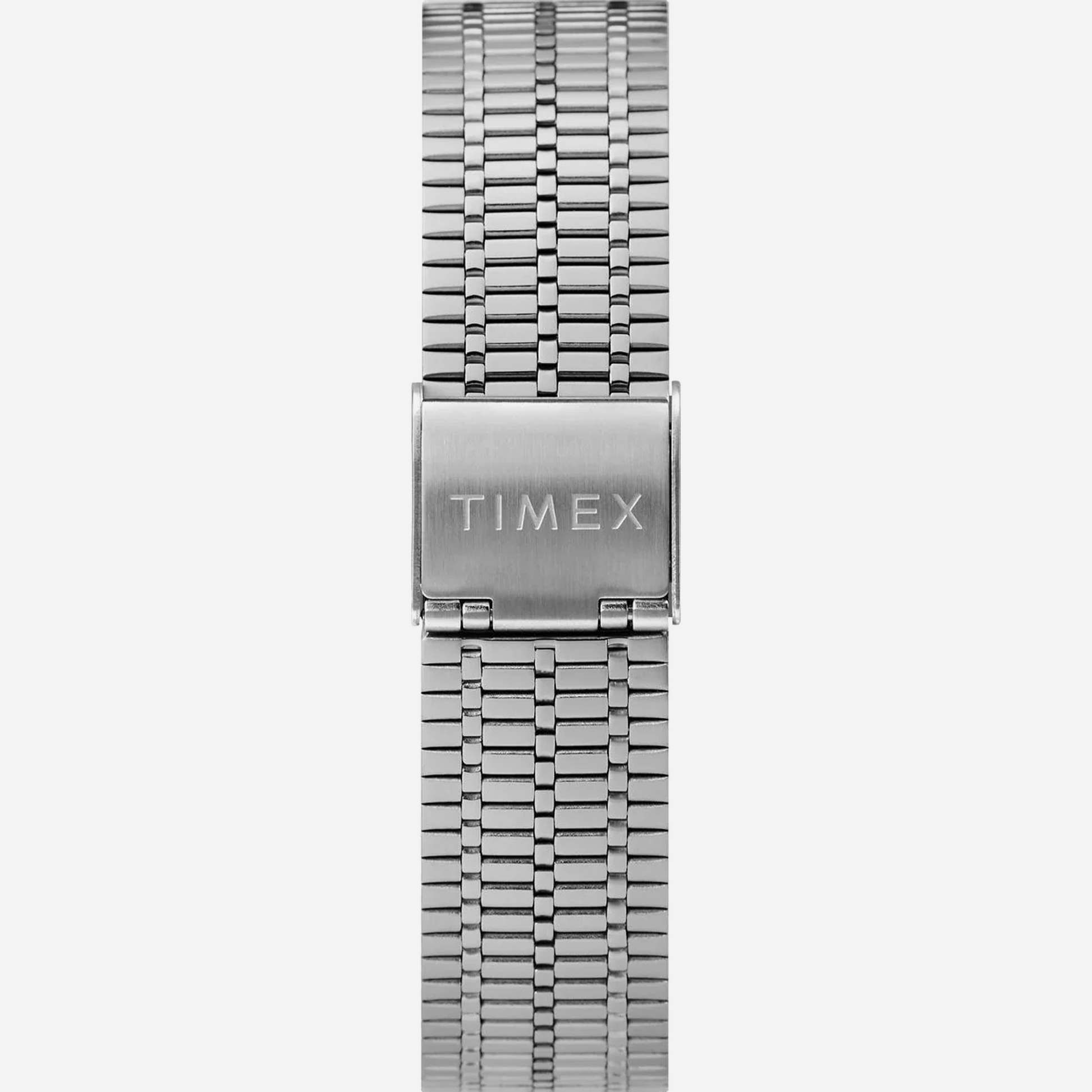 Q Timex Reissue 38mm Stainless Steel Bracelet / Blue Watch