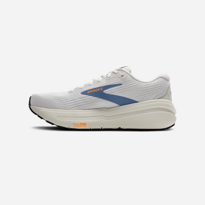Brooks Ghost Max 2 White WinterSky Orange