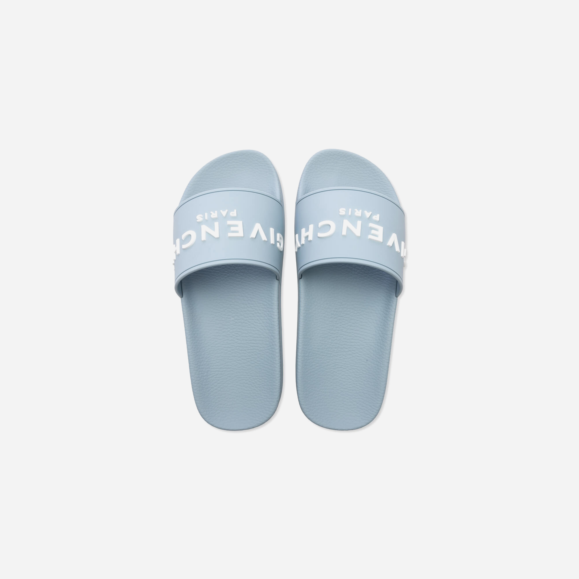 Givenchy Paris Flat Sandals Sky Blue
