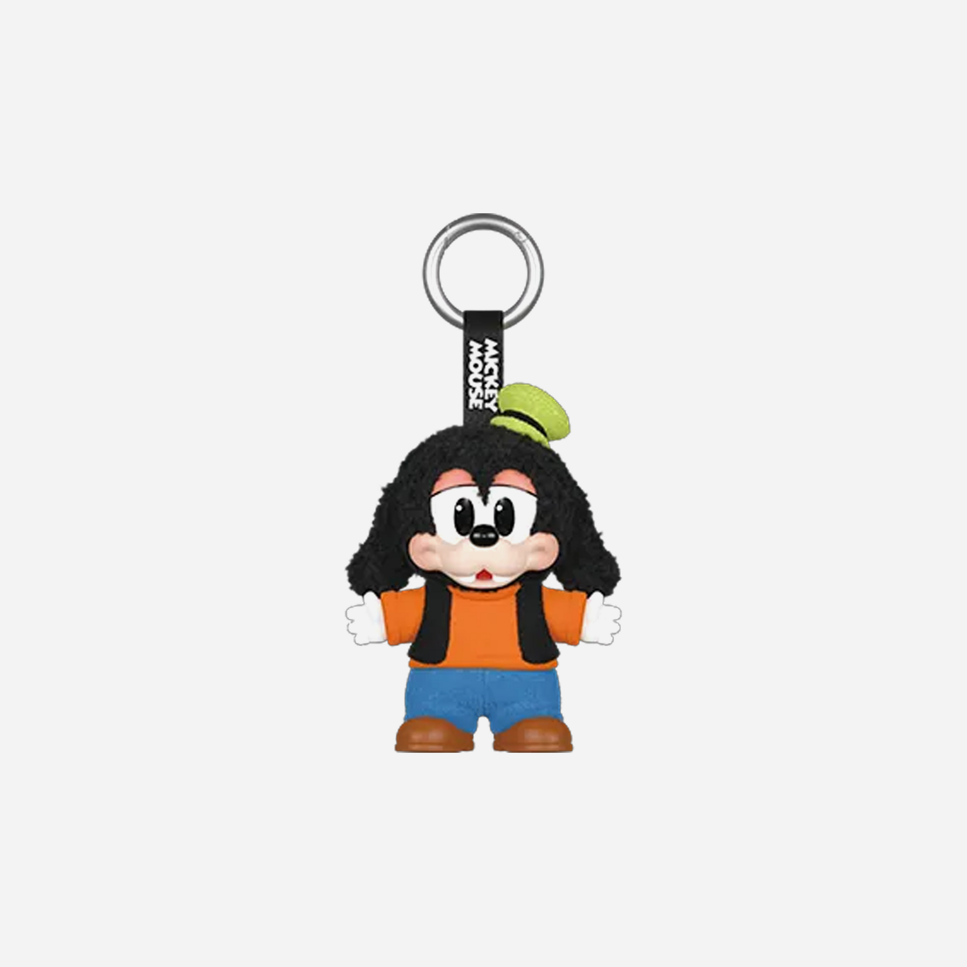 Pop Mart Disney Mickey Family Together Series Goofy Plush Keychain