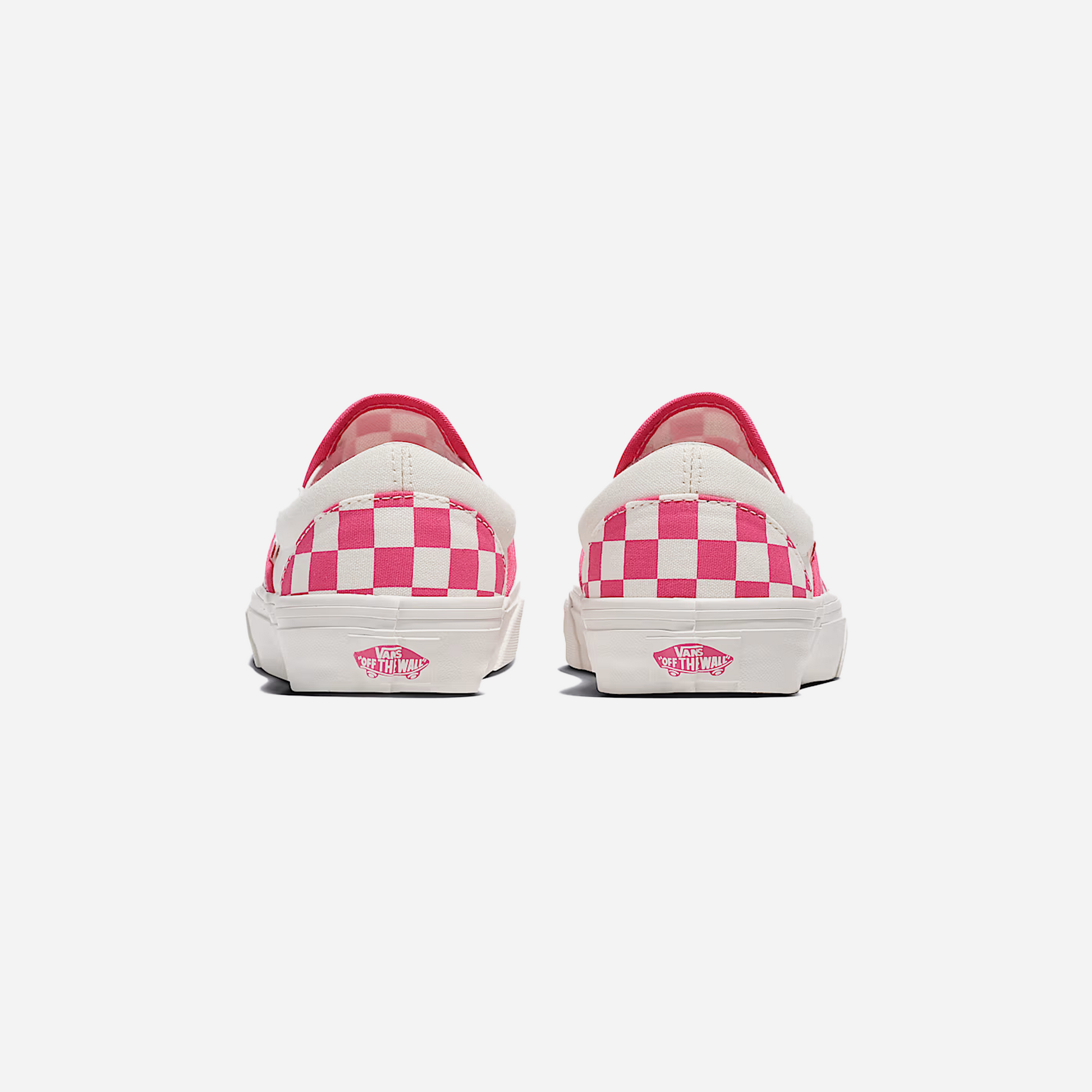 Vans Classic Slip-On Checkerboard Shoe Honeysuckle Pink / White