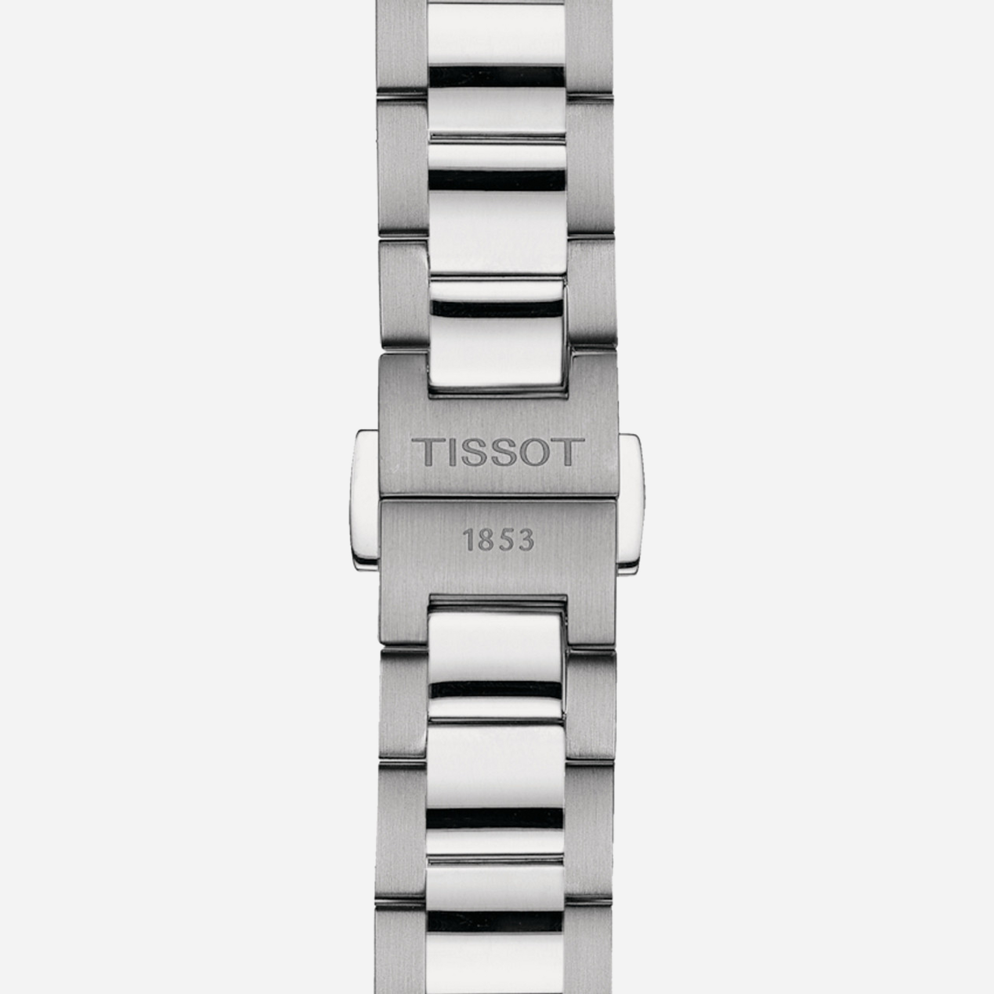 Tissot PR 100 Quartz 34mm White Mother-of-Pearl Dial Grey Stainless Steel Bracelet Watch