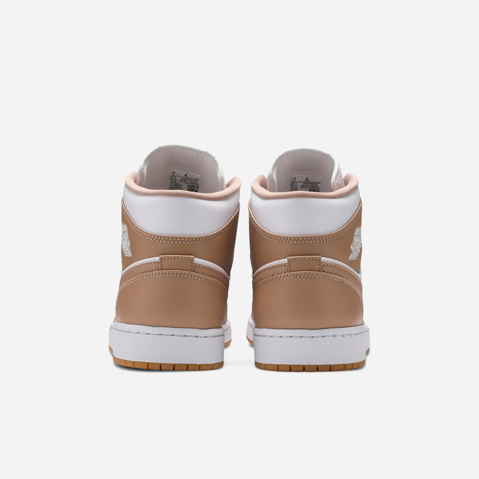 Nike Air Jordan 1 Mid Tan Gum