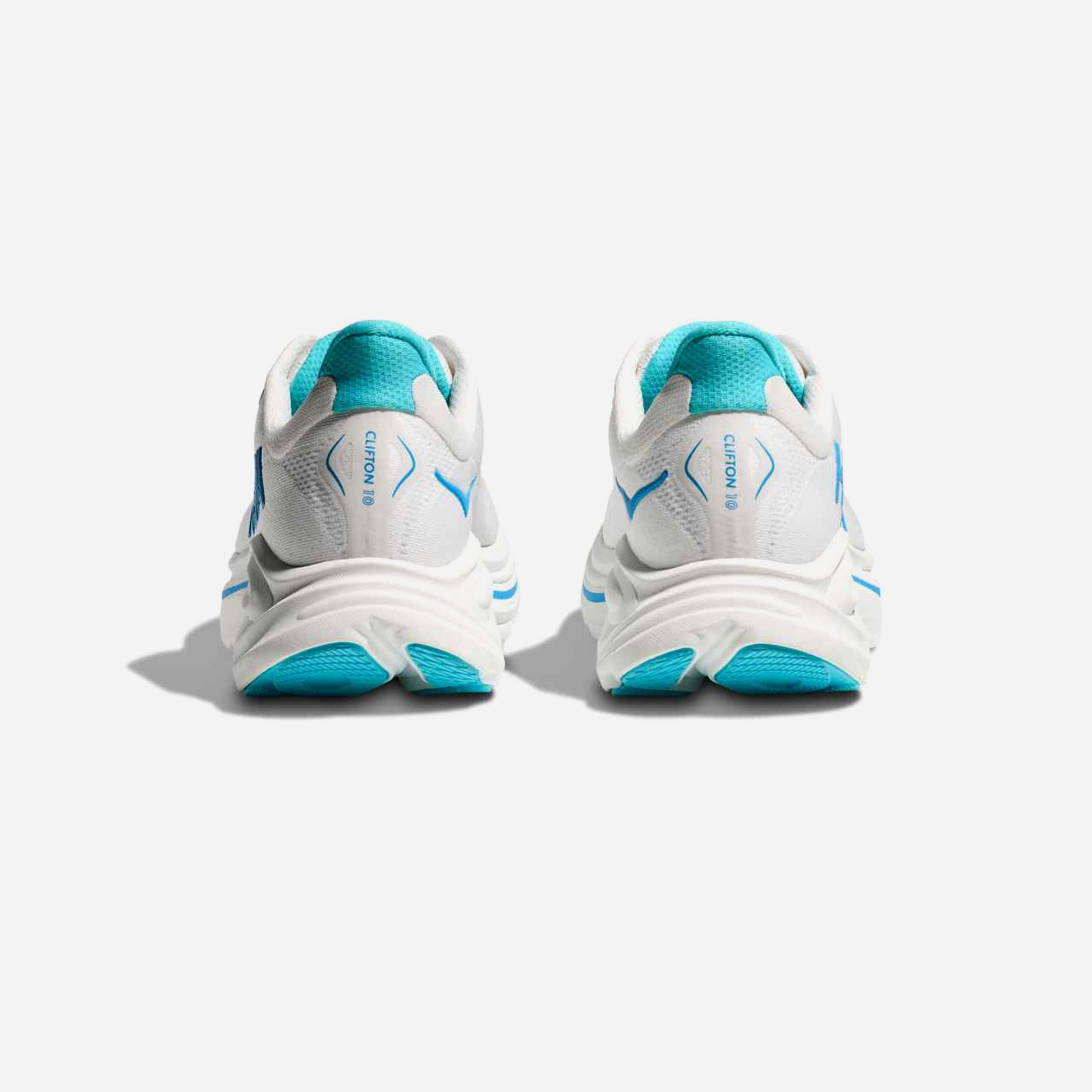 Hoka Clifton 10 White Skyward Blue