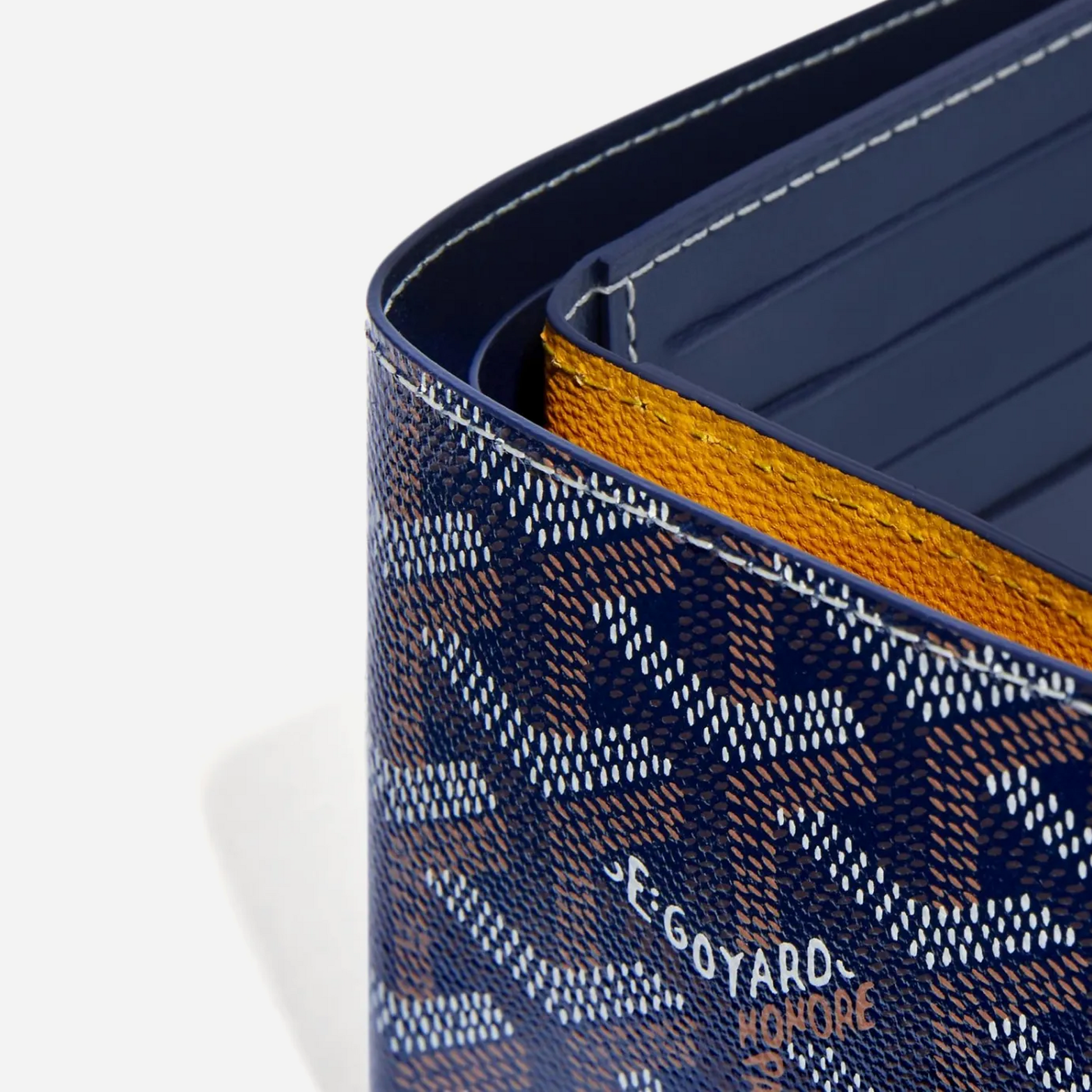Goyard Victoire Wallet Navy Blue