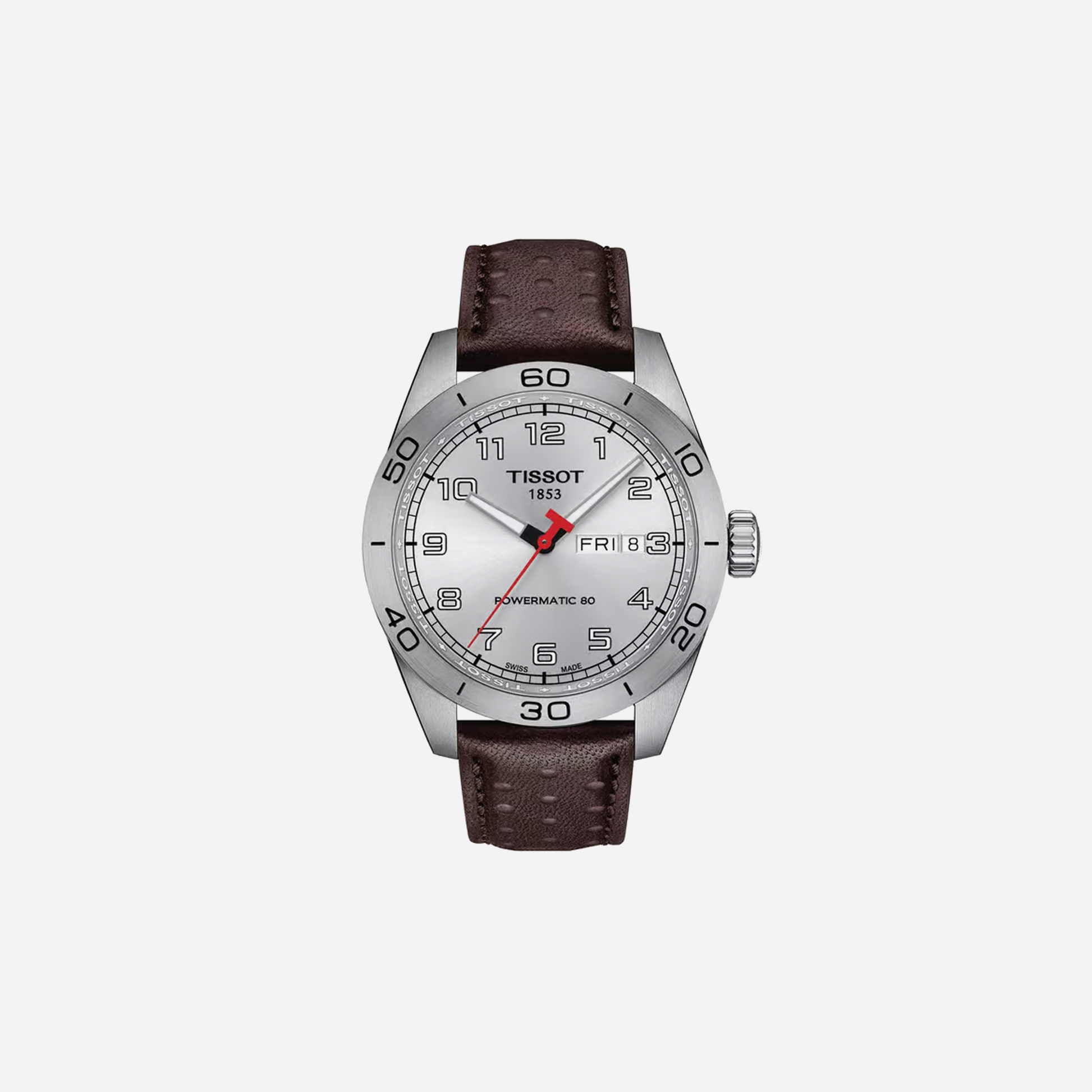 Tissot PRS 516 Powermatic 80 Automatic Silver Dial Men's Watch