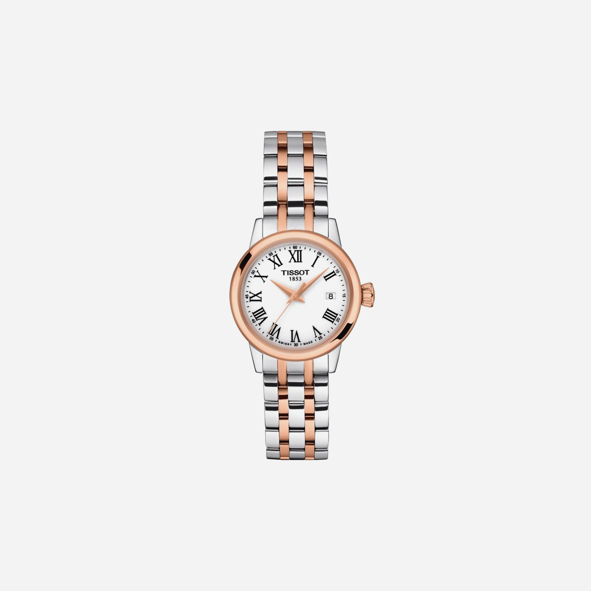 Tissot Classic Dream Lady White Dial 28mm Two-Tone Stainless Steel Quartz Watch