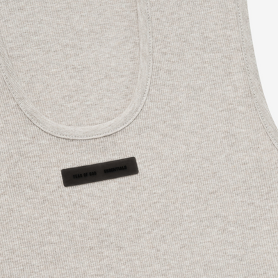 Fear Of God Essentials SS25 Womens Rib Tank- Heather Stone