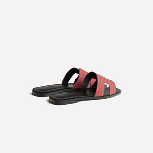 Hermes Oran sandal Rose Amarante
