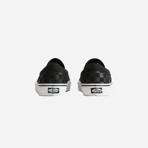 Vans Classic Slip-On Checkerboard Shoe Black