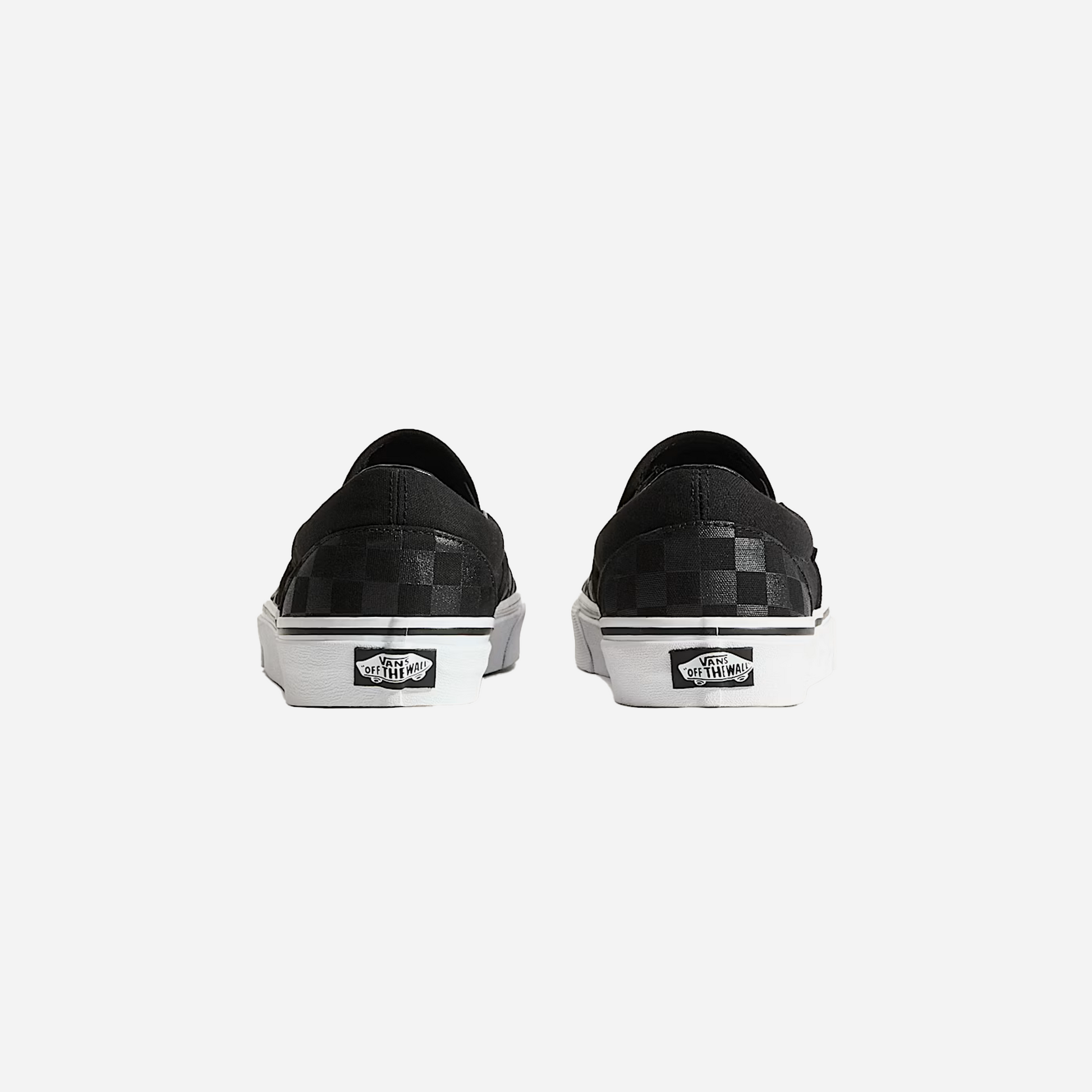 Vans Classic Slip-On Checkerboard Shoe Black
