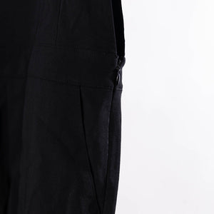 Club Monaco Self-Buckle Jumpsuit- Black