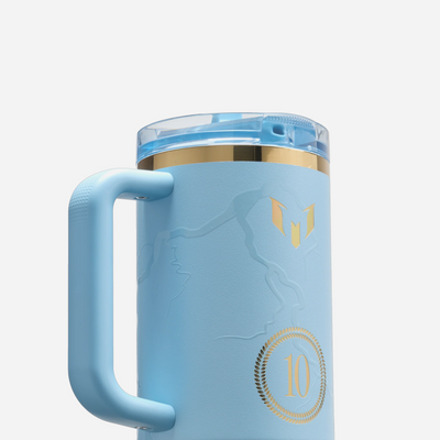 Messi x Stanley Quencher ProTour Flip Straw 40oz Tumbler Messi Striker Blue