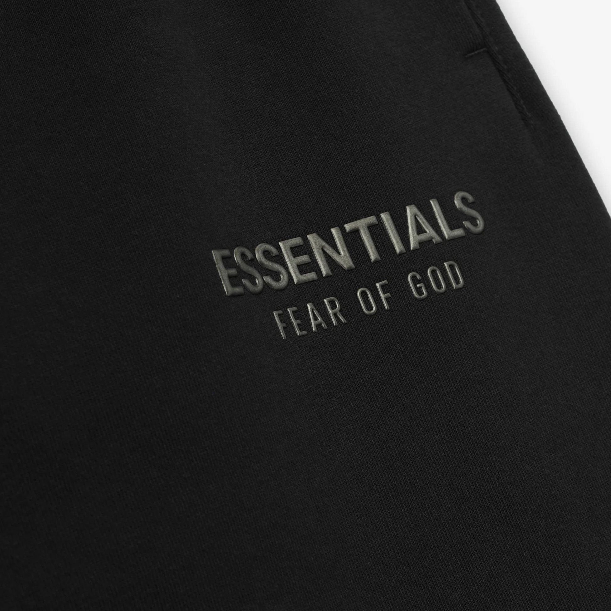 Fear Of God Essentials SS25 Relaxed Fleece Sweatpant- Jet Black