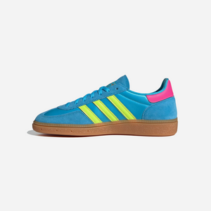 Adidas Handball Spezial Shoes Sky Rush / Solar Yellow / Lucid Pink WMNS