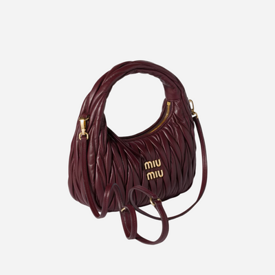 Miu Miu Wander Burgandy