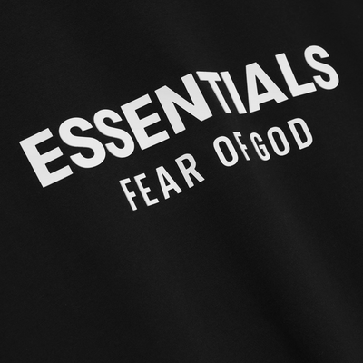 Fear Of God Essentials SS25 Classic Long Sleeve Tee Jet Black